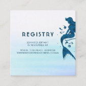 Meerjungfrau-Aquarellregister Begleitkarte (Vorderseite)