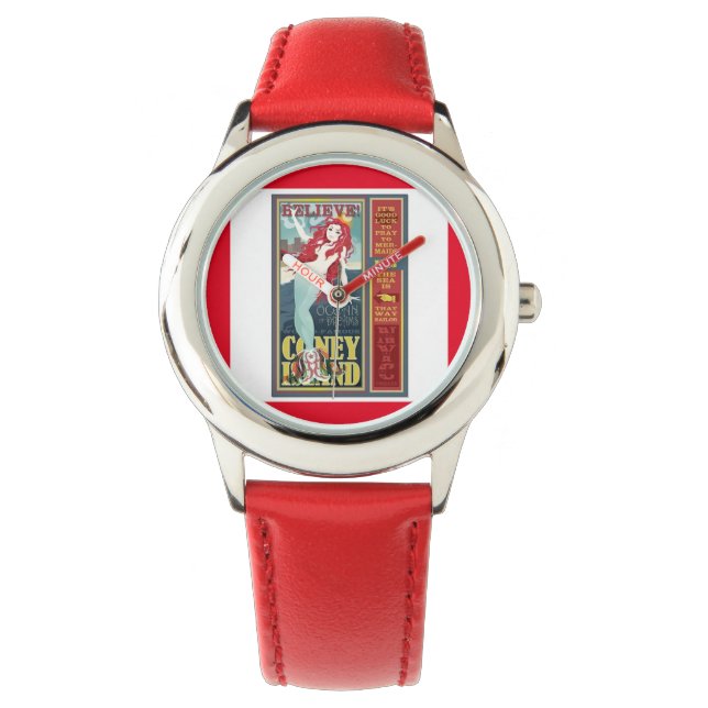 Meerjungfrau Armbanduhr (Vorderseite)