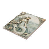 Meerjungfrau Art Nouveau Imitats Relief Minze R Oz Fliese (Seite)
