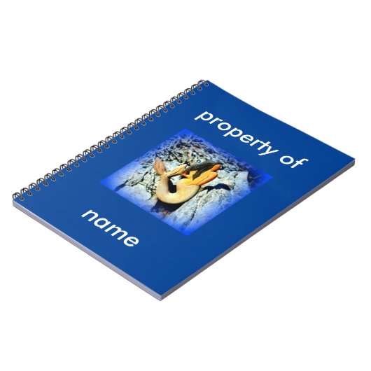 Meerjungfrau auf blau notizblock (Linke Seite)