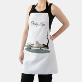 Meerjungfrau auf dem Bootsanleger Schürze der Frau (InSitu)