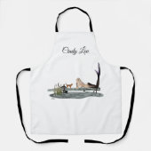 Meerjungfrau auf dem Bootsanleger Schürze der Frau (Vorderseite)