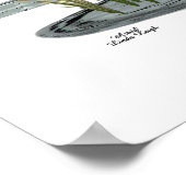 Meerjungfrau auf dem Dock-Poster Poster (Ecke)