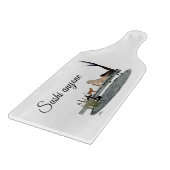 Meerjungfrau auf dem Reitpaddel Schneidebrett (Ecke)