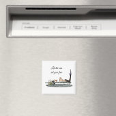Meerjungfrau auf Dock Magnet (In Situ (Geschirrspüler))