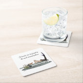 Meerjungfrau auf Dock Paper Untersetzer (Vor Ort)