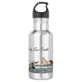 Meerjungfrau auf Dock Wasserflasche (Vorderseite)