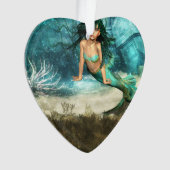 Meerjungfrau auf Meeresgrund Ornament (Vorderseite)