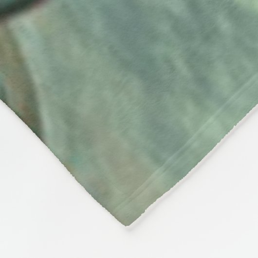 Meerjungfrau auf Meerjungfrau-Schwanz-Skala Fleecedecke (Ecke)