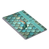 Meerjungfrau auf Meerjungfrau-Schwanz-Skala - Pers Notizblock (Rechte Seite)