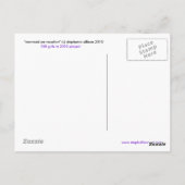 Meerjungfrau auf Urlaub Postkarte (Rückseite)