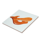 Meerjungfrau auf weißem Kachel (Seite)