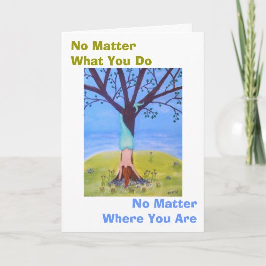 Meerjungfrau aus der Wasserförderkarte Karte (Vorderseite)