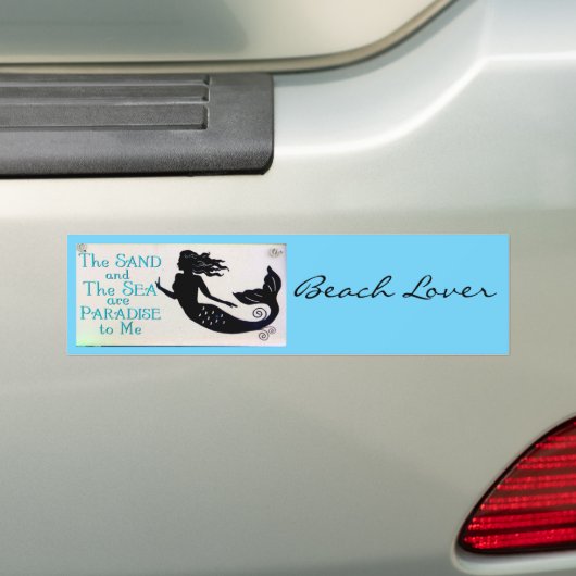 Meerjungfrau Autoaufkleber (Auf Auto)