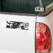 Meerjungfrau b/w autoaufkleber (Auf Lkw)