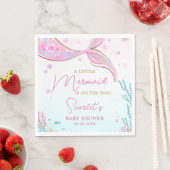 Meerjungfrau-Baby-Party Serviette (Beispiel)