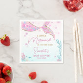 Meerjungfrau-Baby-Party Serviette (Beispiel)