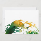 Meerjungfrau: Babydusche Einladung (Rückseite)