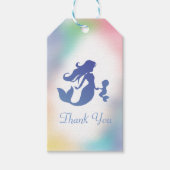 Meerjungfrau-Babydusche Geschenkanhänger (Vorderseite)