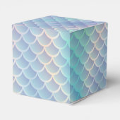 Meerjungfrau-Babydusche Geschenkschachtel (Rückseite)