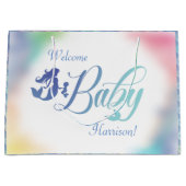 Meerjungfrau-Babydusche Große Geschenktüte (Vorderseite)