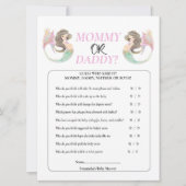 Meerjungfrau-Babydusche unter dem Meerammeltier Einladung (Vorderseite)