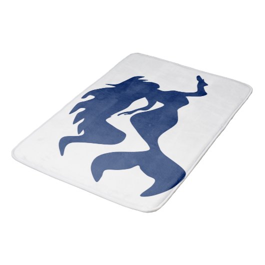 Meerjungfrau Badematte (Schrägansicht)