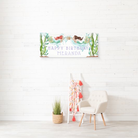 Meerjungfrau Banner (Insitu)