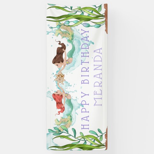 Meerjungfrau Banner (Vertikal)