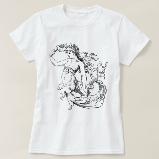 MEERJUNGFRAU Bella Wecker-T - Shirt (Design vorne)