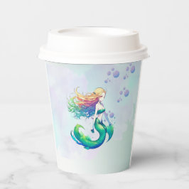 Meerjungfrau Birthday Pappbecher