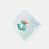 Meerjungfrau Birthday Serviette (Ecke)