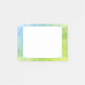 Meerjungfrau-blaues Post-it Klebezettel (Vorderseite)