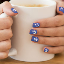 Meerjungfrau Blue Minx Nagelart