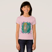 Meerjungfrau-Blumen T-Shirt (Vorne ganz)