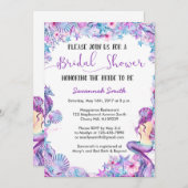 Meerjungfrau-Brautparty-Einladung Einladung (Vorne/Hinten)