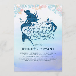 Meerjungfrau-Brautparty unter dem Meer der Liebe Einladung