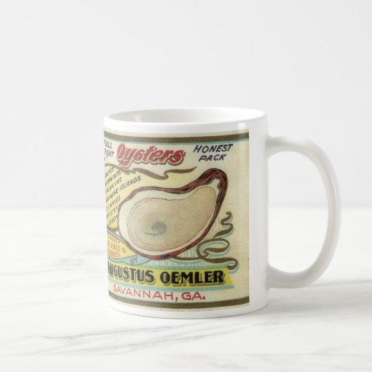 Meerjungfrau-Bucht-Austern Kaffeetasse (Rechts)