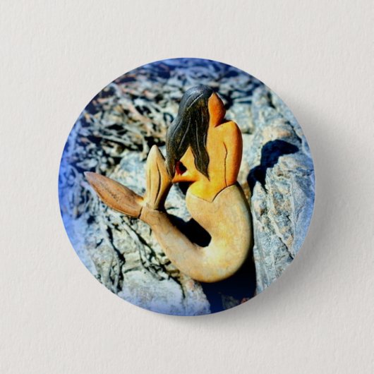 Meerjungfrau Button (Vorderseite)