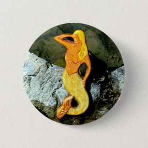 Meerjungfrau Button