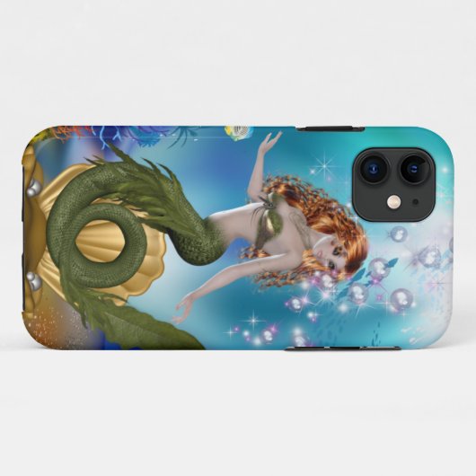 Meerjungfrau Case-Mate iPhone Hülle (Rückseite (Horizontal))