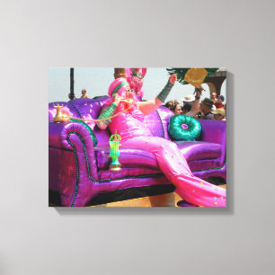 Meerjungfrau Coney Island Leinwanddruck