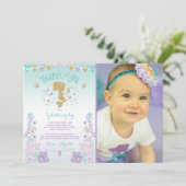 Meerjungfrau danken Ihnen, unter dem Meer zu Dankeskarte (Stehend Vorderseite)