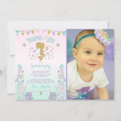 Meerjungfrau danken Ihnen, unter dem Meer zu Dankeskarte (Vorderseite)