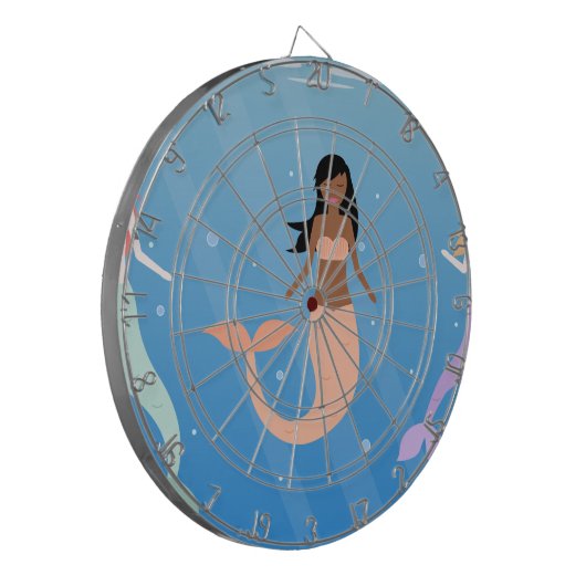Meerjungfrau Dartscheibe (Vorderseite Links)
