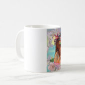 Meerjungfrau-"Delphin-Kuss" Schale durch Schempp Kaffeetasse (Vorderseite Links)