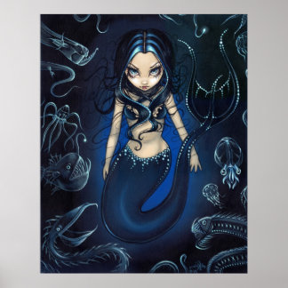 Meerjungfrau der Abgrundzone Deep ART PRINT Poster