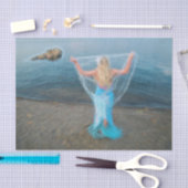 Meerjungfrau der blauen Schönheit Seidenpapier (Handwerk)