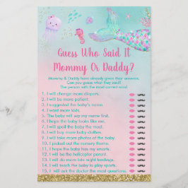 Meerjungfrau, die gesagt hat, es sei ein Spiel