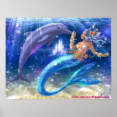 Meerjungfrau/Dolphin Poster (Vorne)